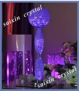 New Wedding Event Decor Crystal Centerpiece with LED Light Zt-126h