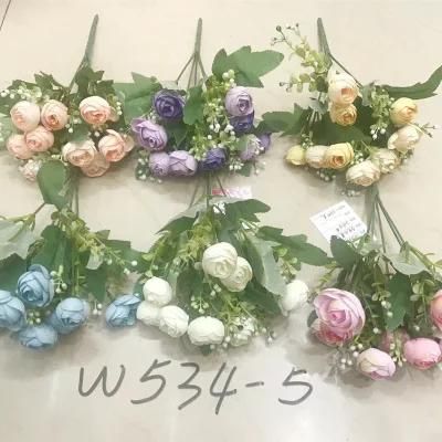Decoration Artificial Silk Rose Ball Wedding Flowers Arrangement Flower Ball