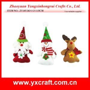 Christmas Decoration (ZY14Y343-1-2-3) New Christmas Color Resin Figurine