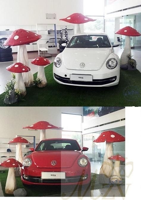 Beauty Window Display Props Shopping Mall Foam Mushroom for Amusement Park Decoration