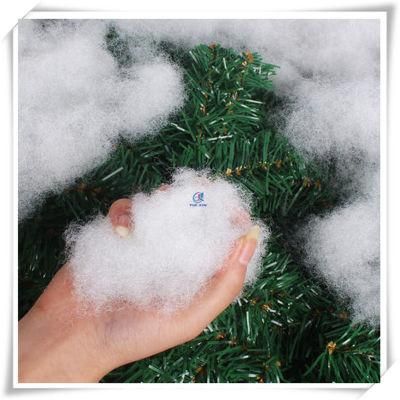 Polyfill Artificial Snow Fluff Christmas Decoration for Sale