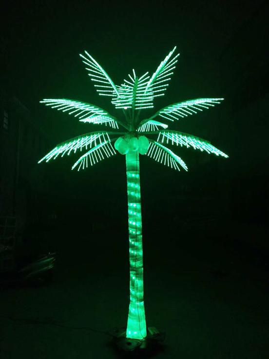 LED Lights Cherry Palm Tree White for Street Garden Decoration