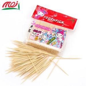 Two Side Point High Quality Pack Bamboo Custom Toothpick