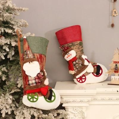 Promotional Customized Fleece Christmas Socks