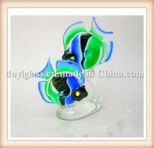 Multicolour Animal Fish Glass Craft for Home Decoration