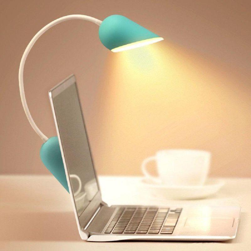 Rechargeable Cute Heart Shape LED Book Light Reading Lamp