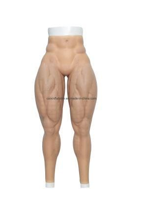Boyi Silicone Feet Muscle Leg Suit Gym Man Silicone Muscle Trousers Suit for Cosplay Show