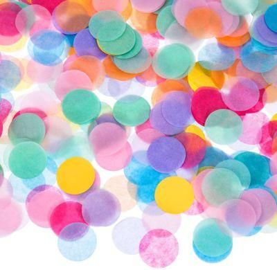 Circle Shape Confetti Gender Reveal Wedding Party Decoration Push Pop Confetti