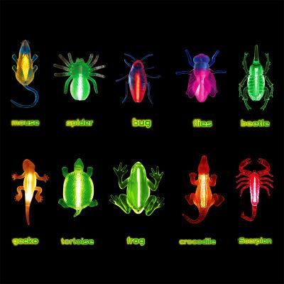 Wholesale Glow Gecko Glowing Animals in The Dark Halloween Party Decoration Gift Glow Stick