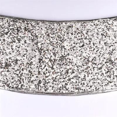 Cross Border Hot Selling New Pearl Sequins Christmas Tree Skirt Christmas Ornaments Christmas Tree Foot Circumference Decoration 48 Inches