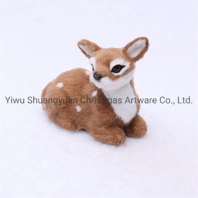 Mini Christmas Deer Christmas Small Deer Doll New Plush Christmas Deer