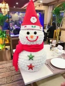 Christmas Holiday Decoration PE Rose Snowman Indoor Decoration