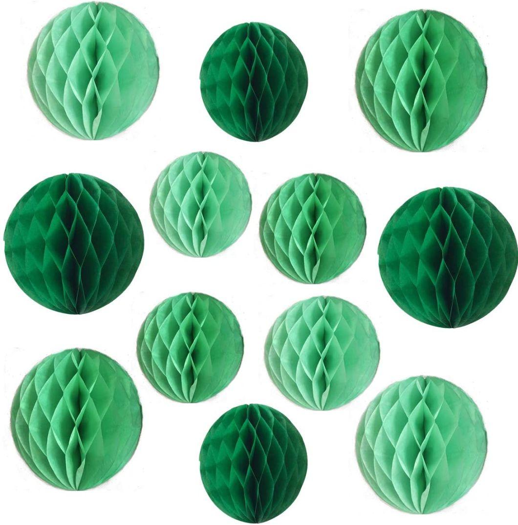Rainbow Hot Sale High Quality Hand-Cut Paper Honeycomb Ball