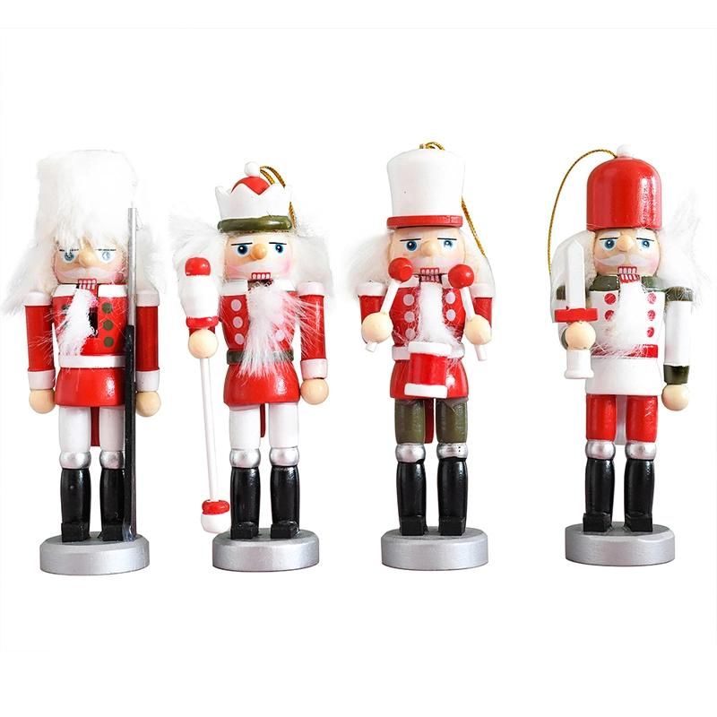 2022 Hot Sale Wooden Deco Table-Top Nutcracker Holiday Home Ornament