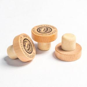 Wooden Cap Bottle Cork Stopper Synthetic Stopper for Gin Cork Wine Bottle Stopper Bottle Cap