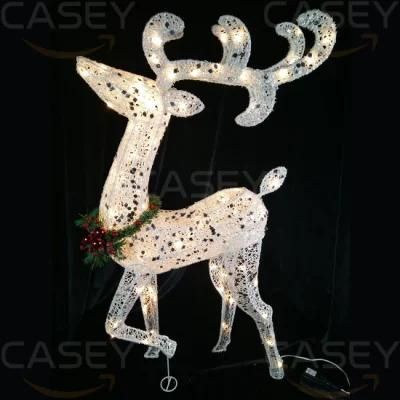 Hot Sale Deer Motif Light Shopping Mall LED Deer Motif Home Garden Christmas Holiday Time Decor 3D Light