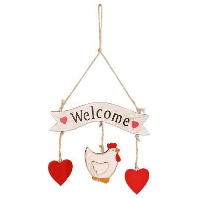 2021 New Design High Sales Easter Wooden Hanging for Holiday Wedding Party Decoration Supplies Hook Ornament Craft Gifts