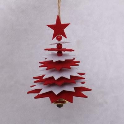Wholesale Factory Sell 35.5*15cm Felt Material Tree Shape Ornaments