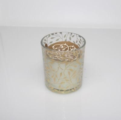 Golden Leaf Scented Candle for Christmas Decoration Gift