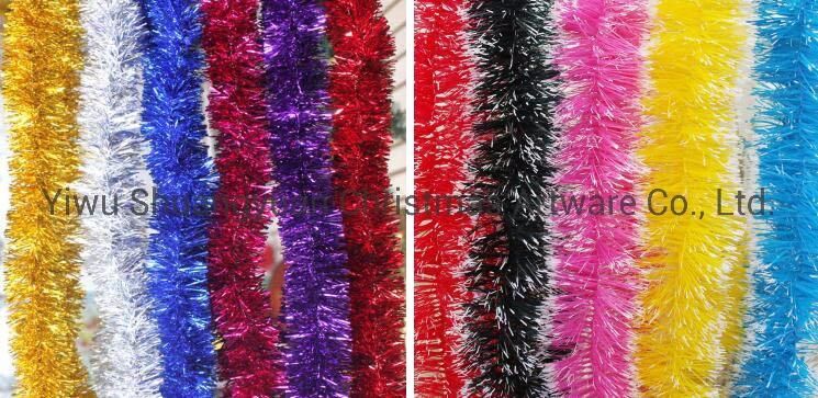 Wholesale Christmas Pet Tinsel Garland Supplies 200cm Mix Color Party Decoration Garland