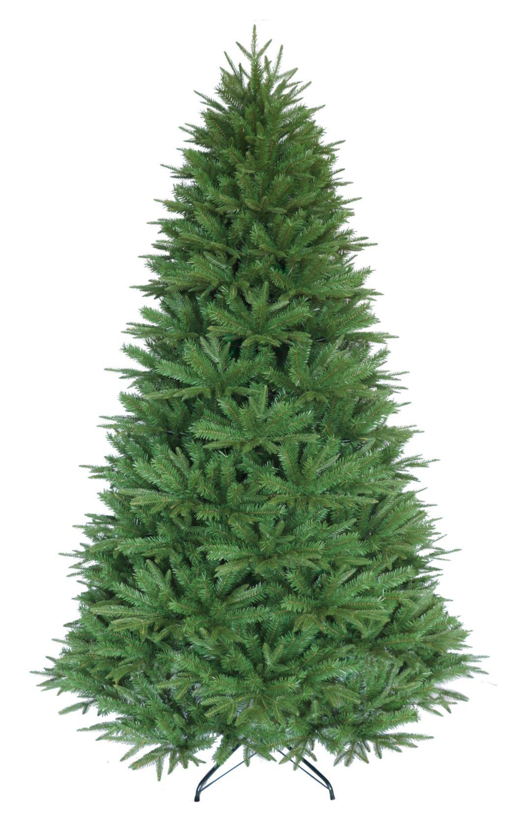 8FT PE & PVC Mixed Tips Christmas Tree, Green Color