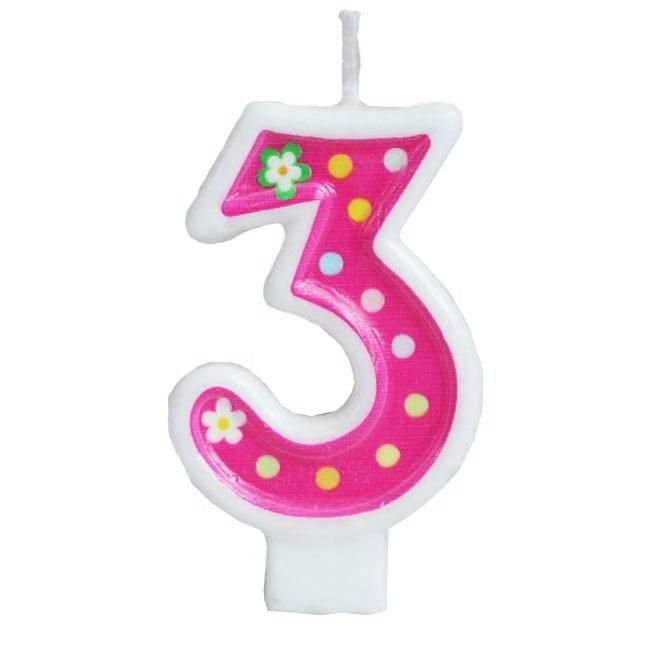 Popular Unique Cake Number Candle for Birthday