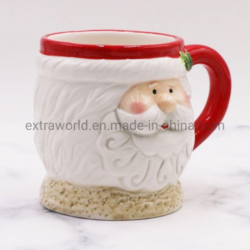 Hot Sell Christmas Ceramic Mug Custom Coffee Cups Gift Sets