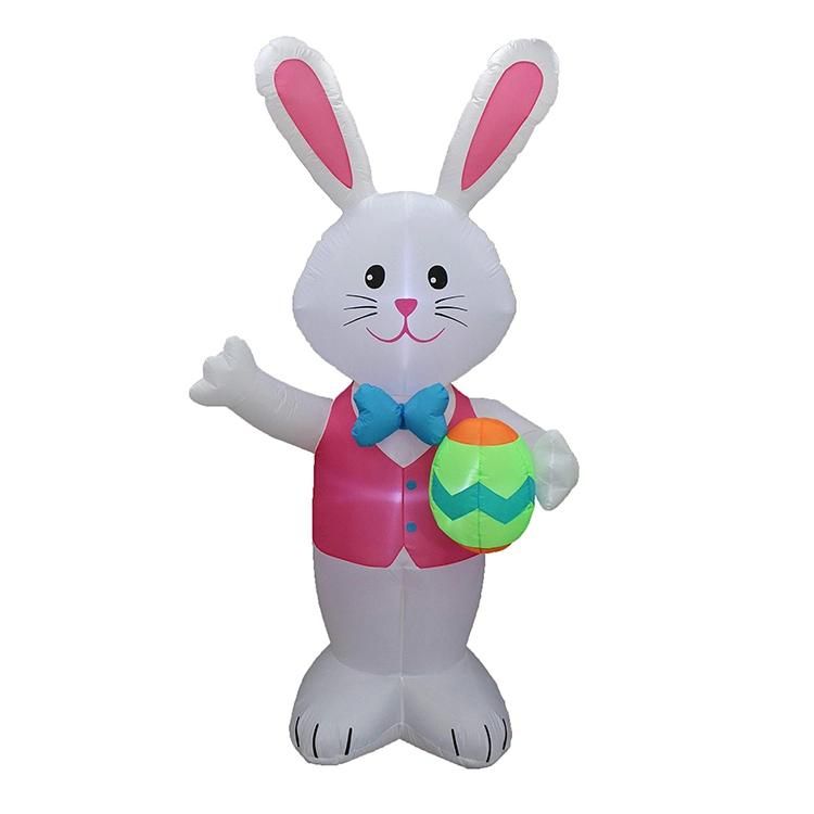 Easter Bunny Easter Inflatable Bunny with LED Light for Sale