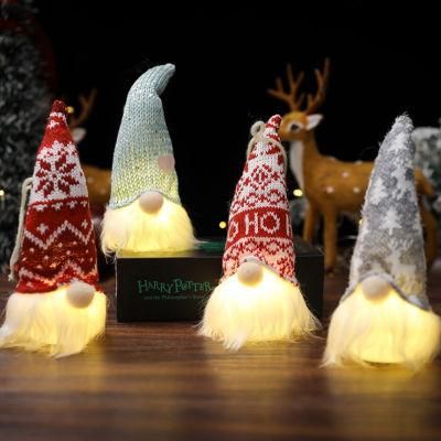 Christmas Light Toys Christmas Glowing Home Decoration Plush Dolls