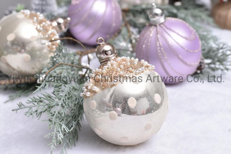 New Design High Sales Christmas Net Ball for Holiday Wedding Party Decoration Supplies Hook Ornament Craft Gifts