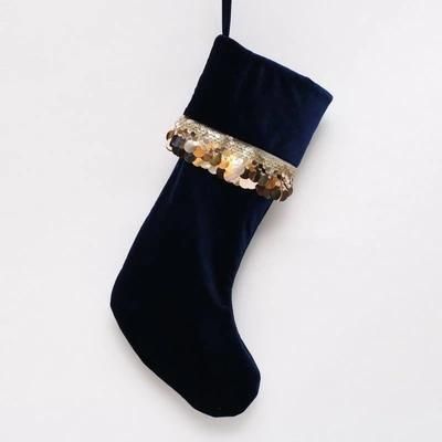 High Quality Luxury Style Us Market Trend Long Tube Christmas Gift Stocking