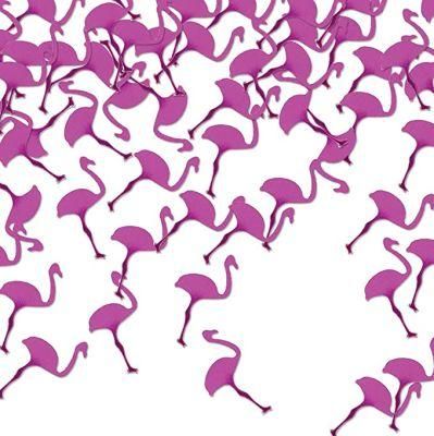 Flamingo Confetti Pink for Summer Hawaiian Party Decorations