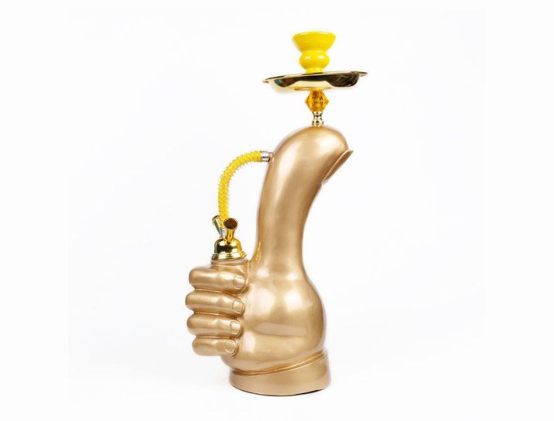 Wholesale Hookahs Set Gold Thumbs up Style Hookah