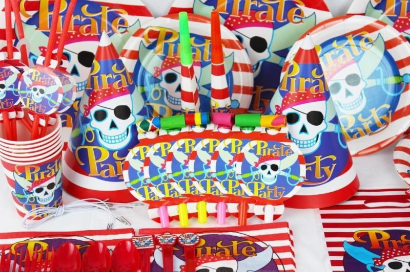 Cute Kids Event Decorations Shark Party Supplies for Boy and Girl
