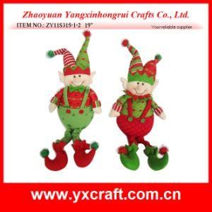 Christmas Decoration (ZY11S315-1-2) Christmas Suffed Elf Hot Christmas