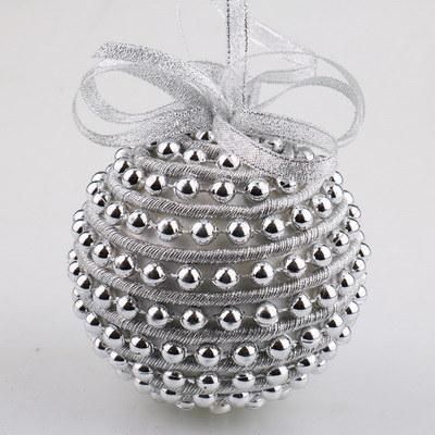 New Design Foam Ball Silver Color with Beads Decorate
