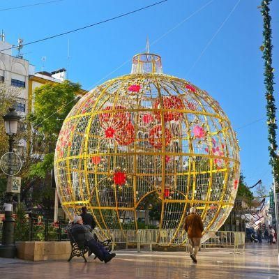 Giant Christmas Light Ball Holiday LED Ball Motif Light Decoration