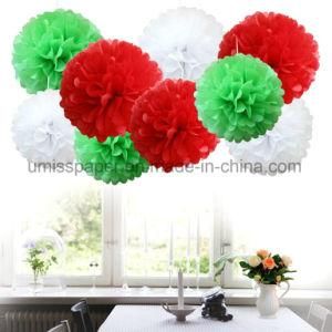 Umiss Paper Flower Ball Hanging Decoration for Wedding Christmas Party Suppliers