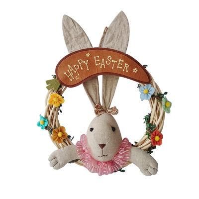 Popular Ornament Artificial Wreath Door Decorations Easter Flower Wreath