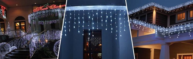 Party Decorative Eave Decoration Christmas Festival Decorationled Icicle Light