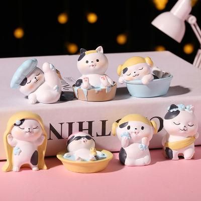 New Wholesale Bath Cat Blind Box Cute Desktop Decoration