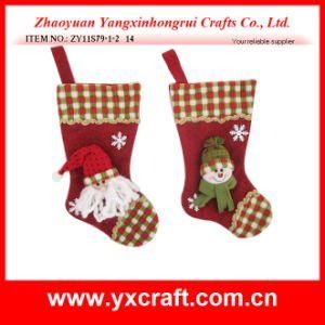 Christmas Decoration (ZY11S79-1-2) Hanging Christmas Stocking