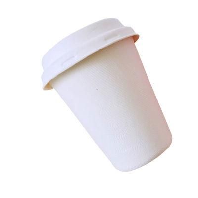 Sugarcane Bagasse Disposable Compostable Small Coffee Cups with Lids