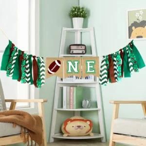 Highchair Banner Decorations 1st Birthday Photo Props for Baby Boys