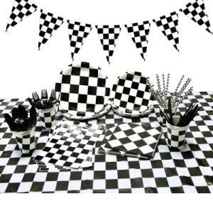 Race Car Themed Party Supplie Party Grid Disposable Tableware