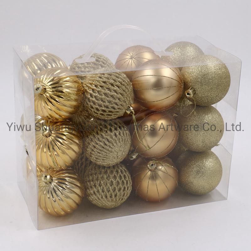 New Design Christmas Ball for Holiday Wedding Party Decoration Supplies Hook Ornament Craft Gifts