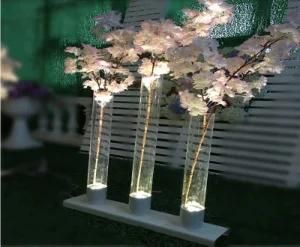 Wedding Decoration LED Lights Acrylic Tube Stand