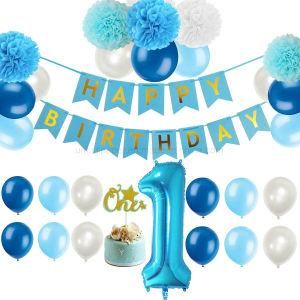 Umiss Paper Tissue POM Poms Letter Banner Birthday Party Decoration for Factory OEM