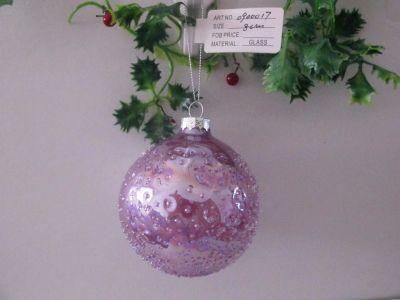 Hand Blown Hot Sales Xmas Tree Decoration Glass Baubles