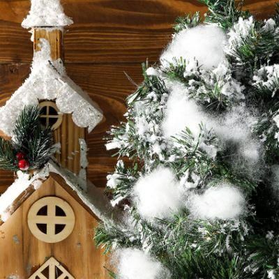 Snow Sence Christmas Decoration Snow, Polyester Fiber Christmas Snow